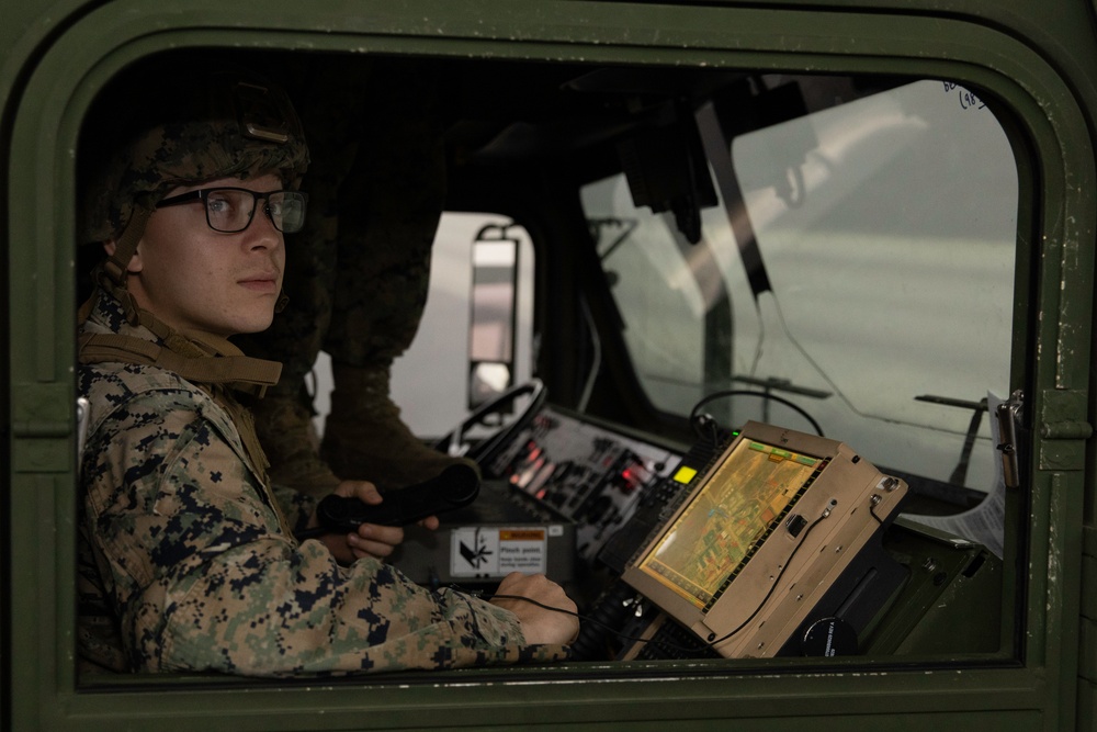 3rd Maintenance Battalion Conducts Convoy Simulator Training
