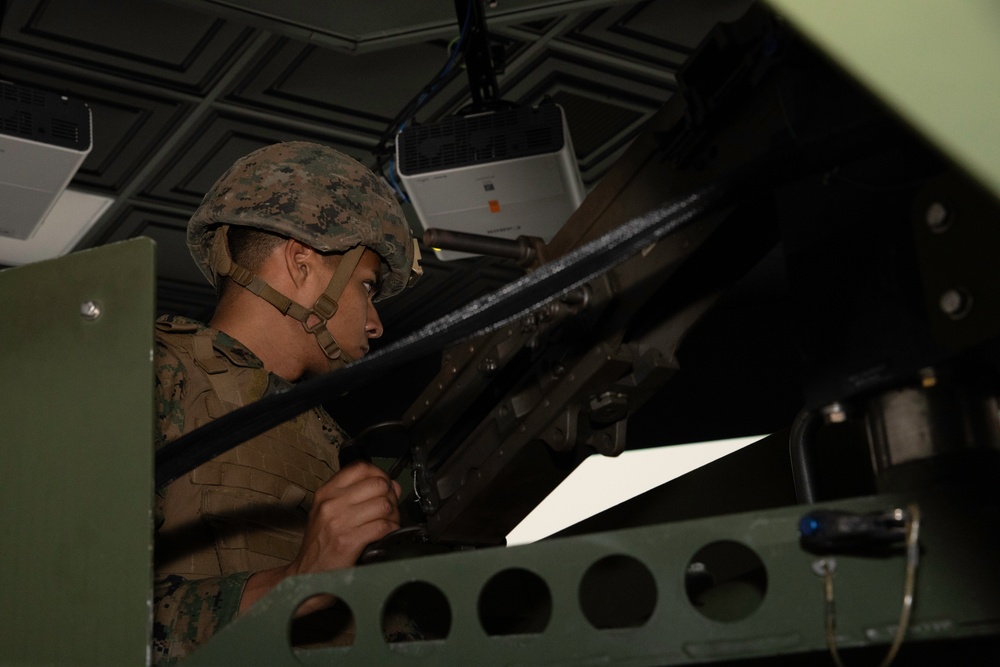 3rd Maintenance Battalion Conducts Convoy Simulator Training