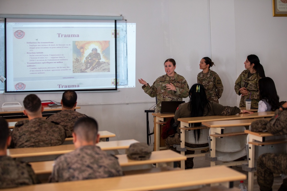 US Soldiers teach Tunisian Armed Forces varied health care topics
