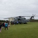 CH-53E Super Stallion Helicopter visits Kinser Elementary School for Career Day