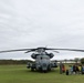 CH-53E Super Stallion Helicopter visits Kinser Elementary School for Career Day