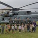 CH-53E Super Stallion Helicopter visits Kinser Elementary School for Career Day