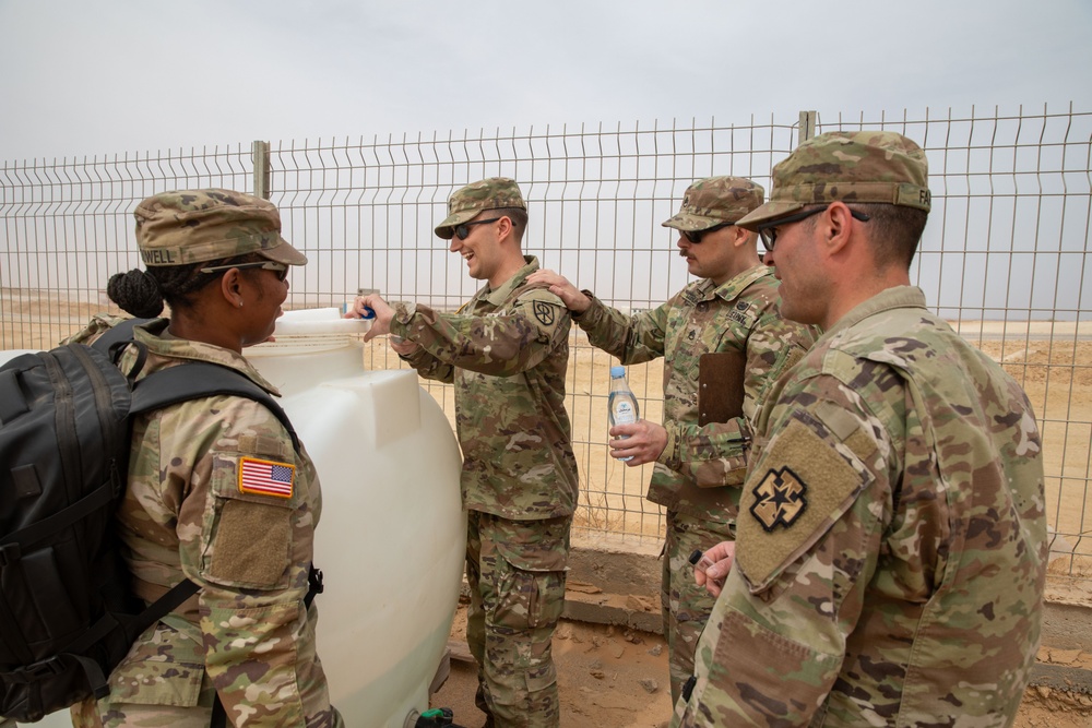 Preventive medicine specialists test water supply ahead of African Lion 2025