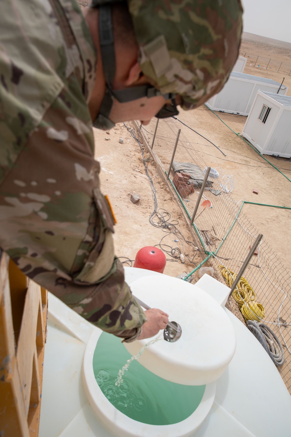 Preventive medicine specialists test water supply ahead of African Lion 2025