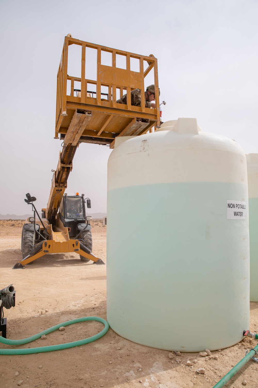 Preventive medicine specialists test water supply ahead of African Lion 2025
