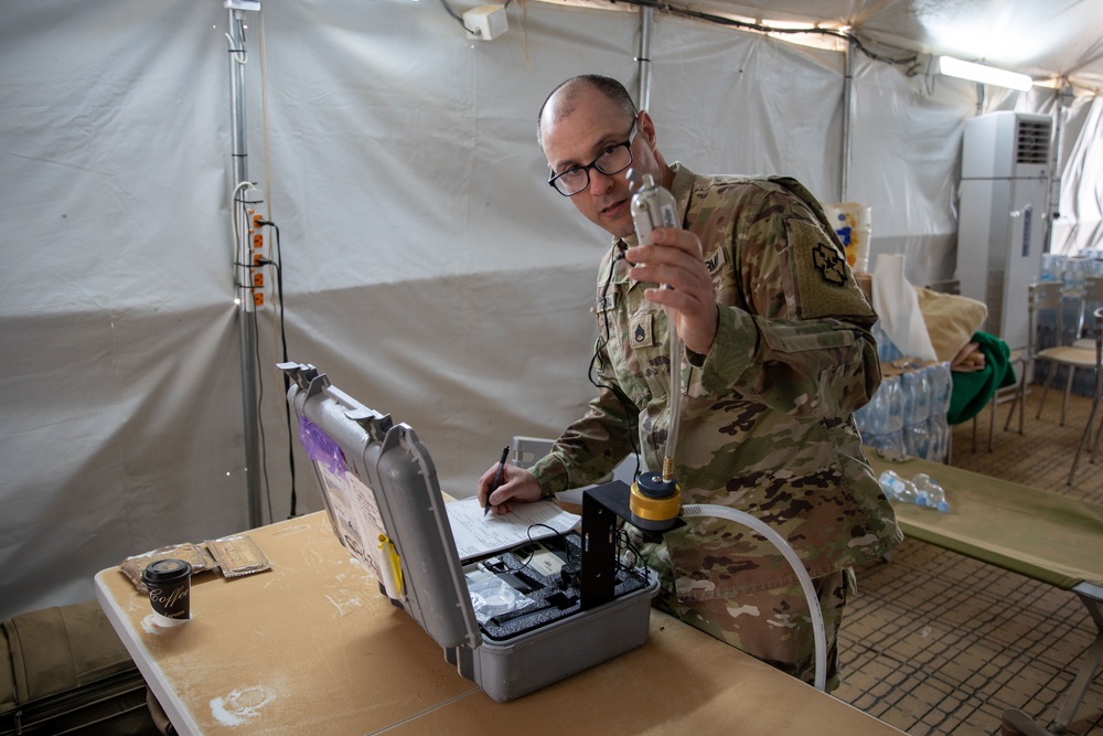Preventive medicine specialists test water supply ahead of African Lion 2025