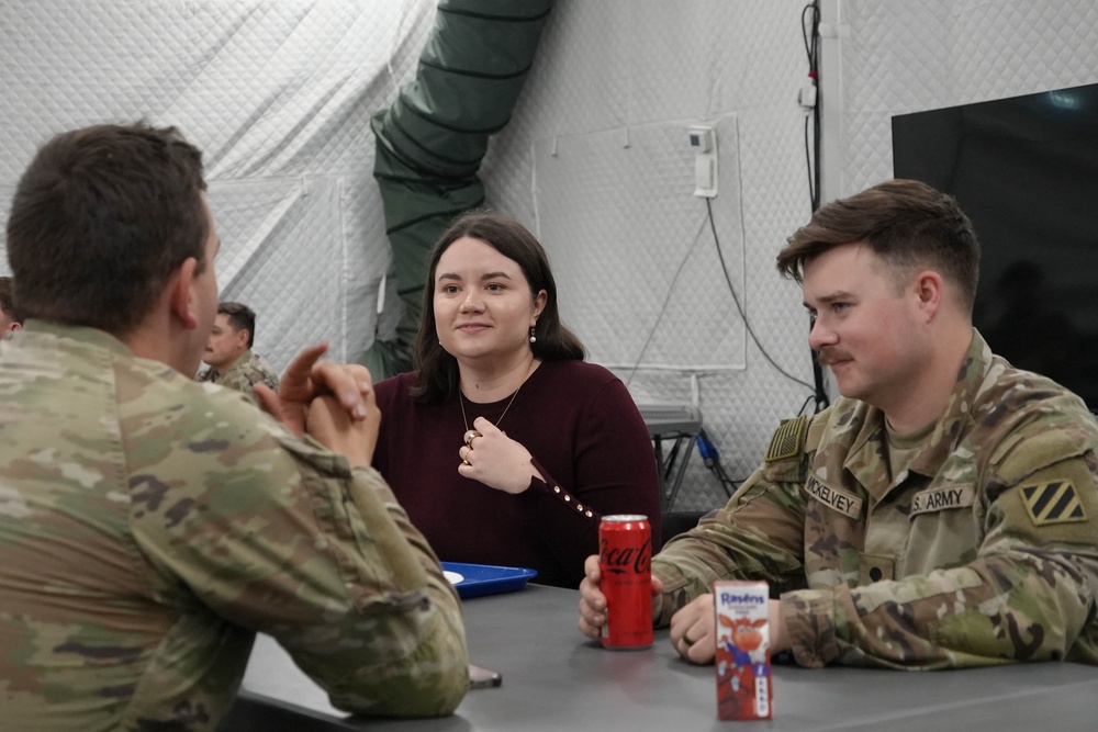 Congressional Staff Members Visit U.S. Army Soldiers in Latvia