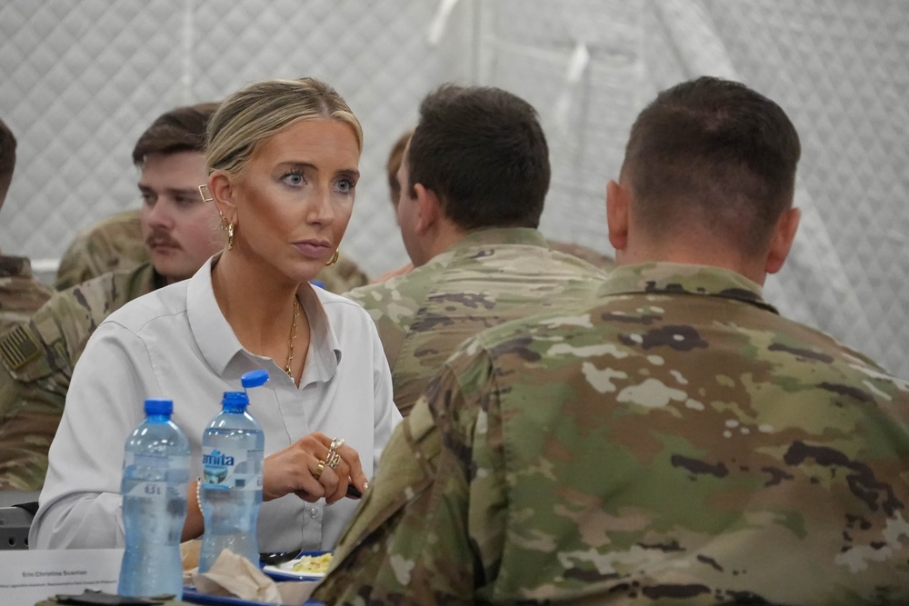 Congressional Staff Members Visit U.S. Army Soldiers in Latvia