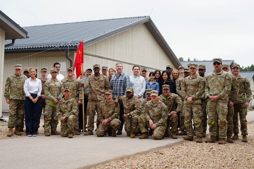 Congressional Staff Members Visit U.S. Army Soldiers in Latvia