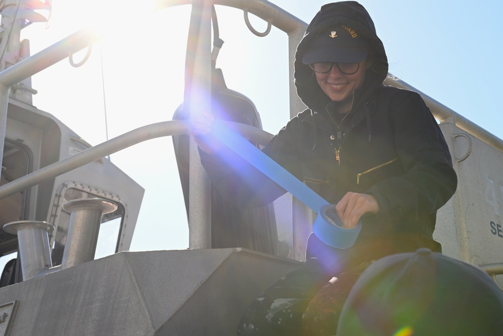 A day in the life: painting, training, maintaining