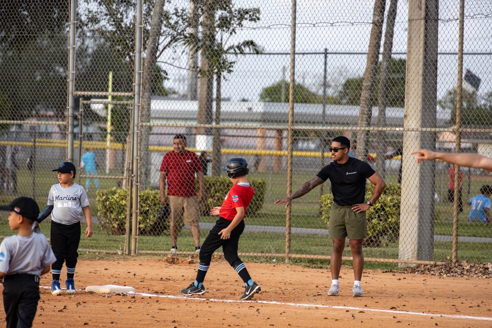 Sailors and Marines volunteer w/ Marlins Youth Academy  | FWFL 2025