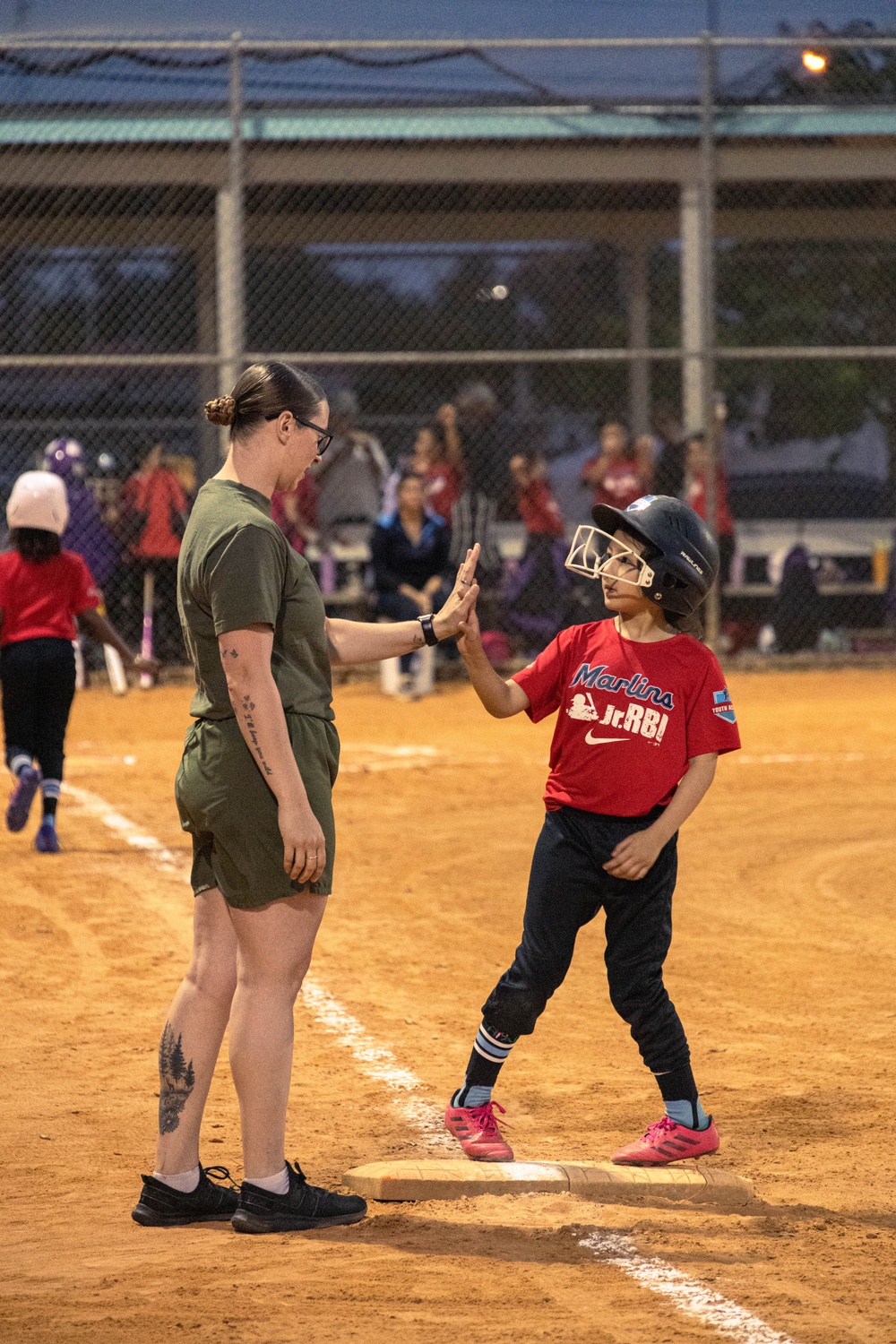 Sailors and Marines volunteer w/ Marlins Youth Academy  | FWFL 2025