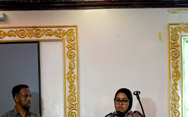 U.S and Djboutian military members participate in Sea Sisters event