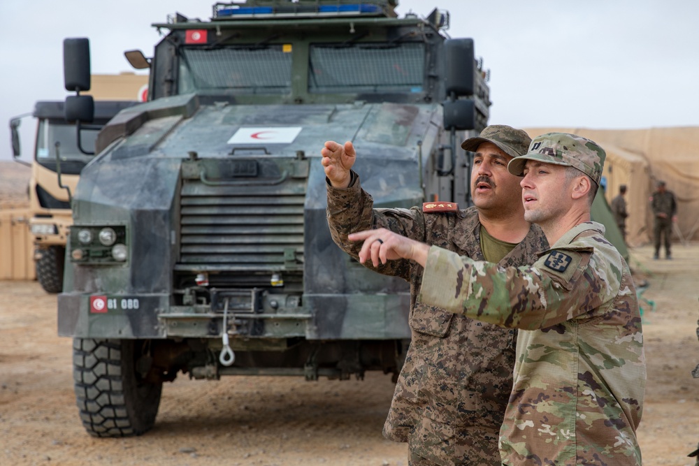 US, Tunisia practice a medical evacuation drill