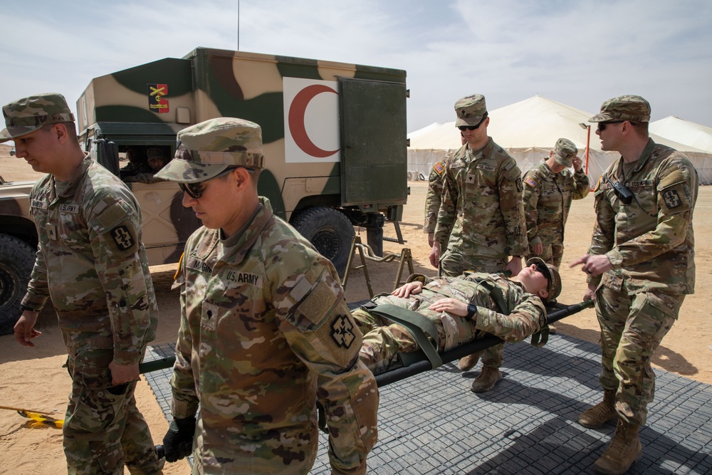 US, Tunisia practice a medical evacuation drill