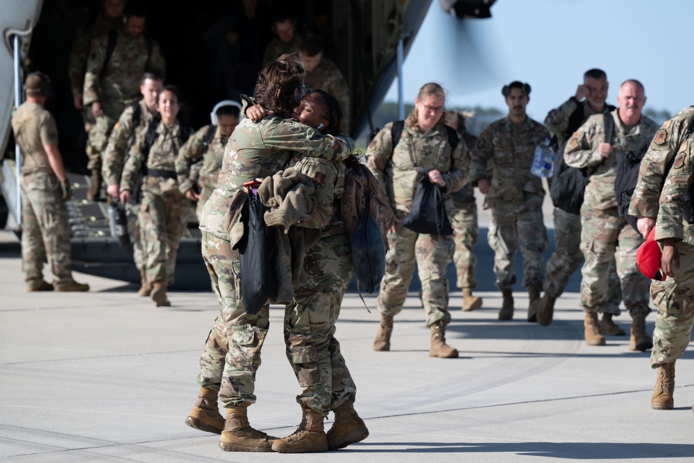 Airmen return from Operation Maverick's Armistice
