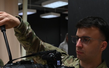 DINFOS students learn the foundations of studio techniques in MCF course