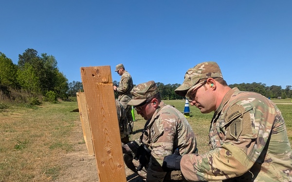 MCoE:MCoE Soldiers zero weapons during TRADOC Best Squad 2025