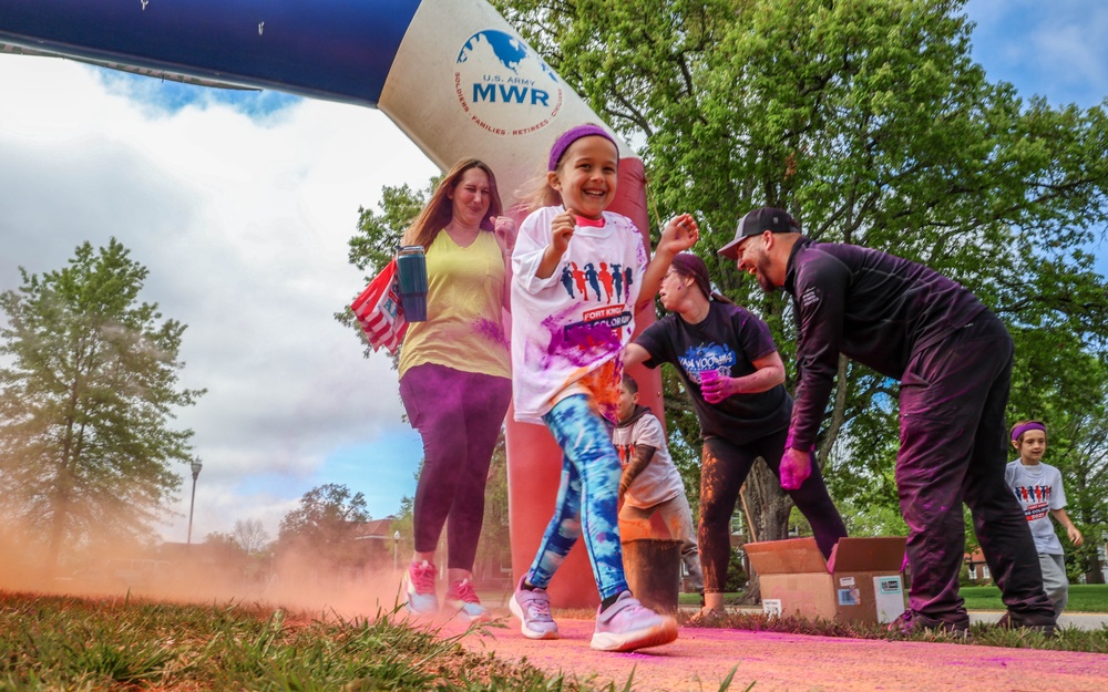 Fort Knox DFMWR hosts Kids Color Run and Carnival