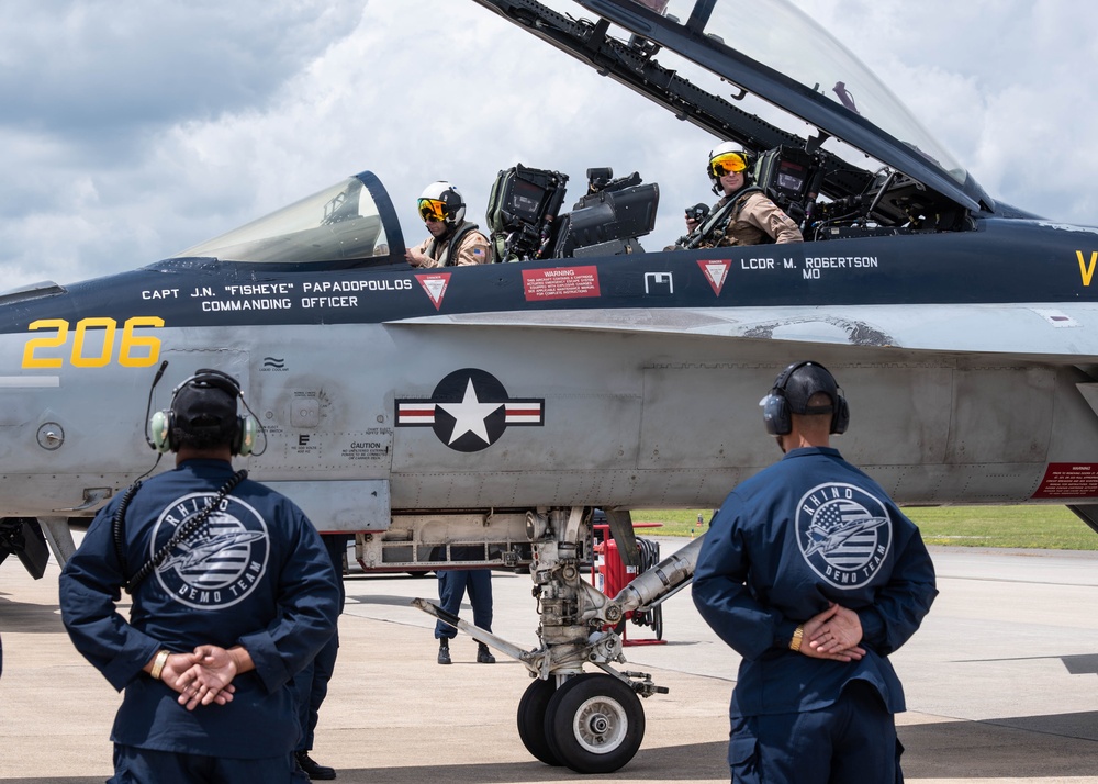 Rhino Demonstration Team Performs at Air Power Over Hampton Roads Air Show