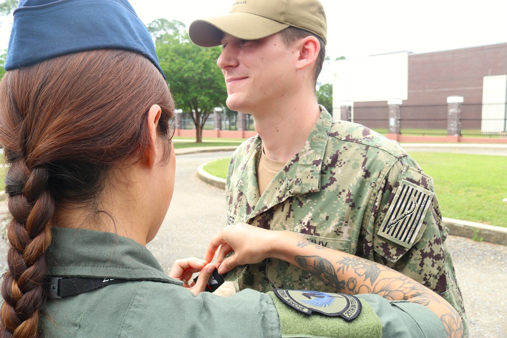 NIOC Pensacola Sailor Frocked to Petty Officer Third Class