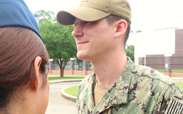 NIOC Pensacola Sailor Frocked to Petty Officer Third Class