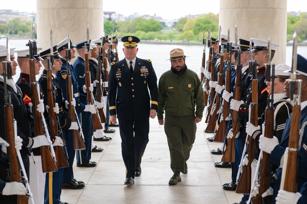 Wreath-Laying Ceremony - Jefferson Memorial