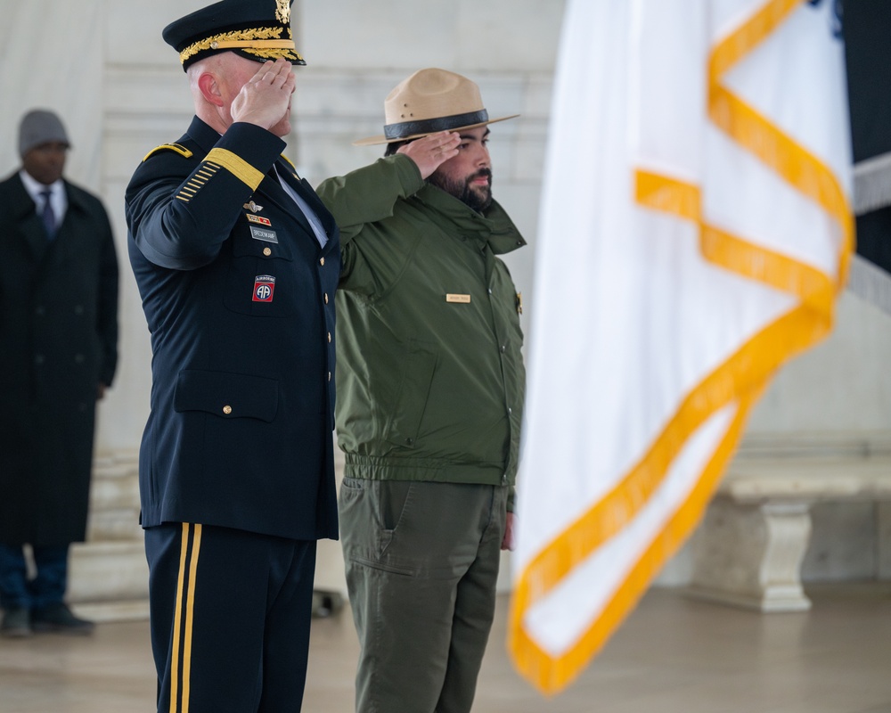 Wreath Laying Ceremony - Jefferson Memorial