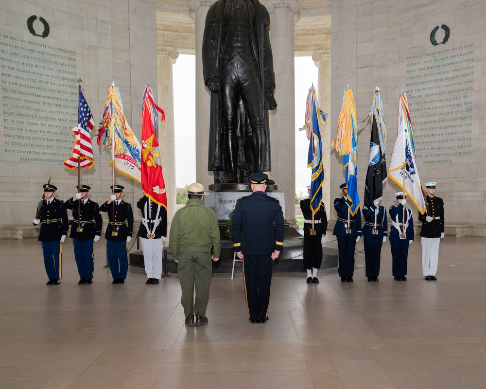 Wreath-Laying Ceremony - Jefferson Memorial