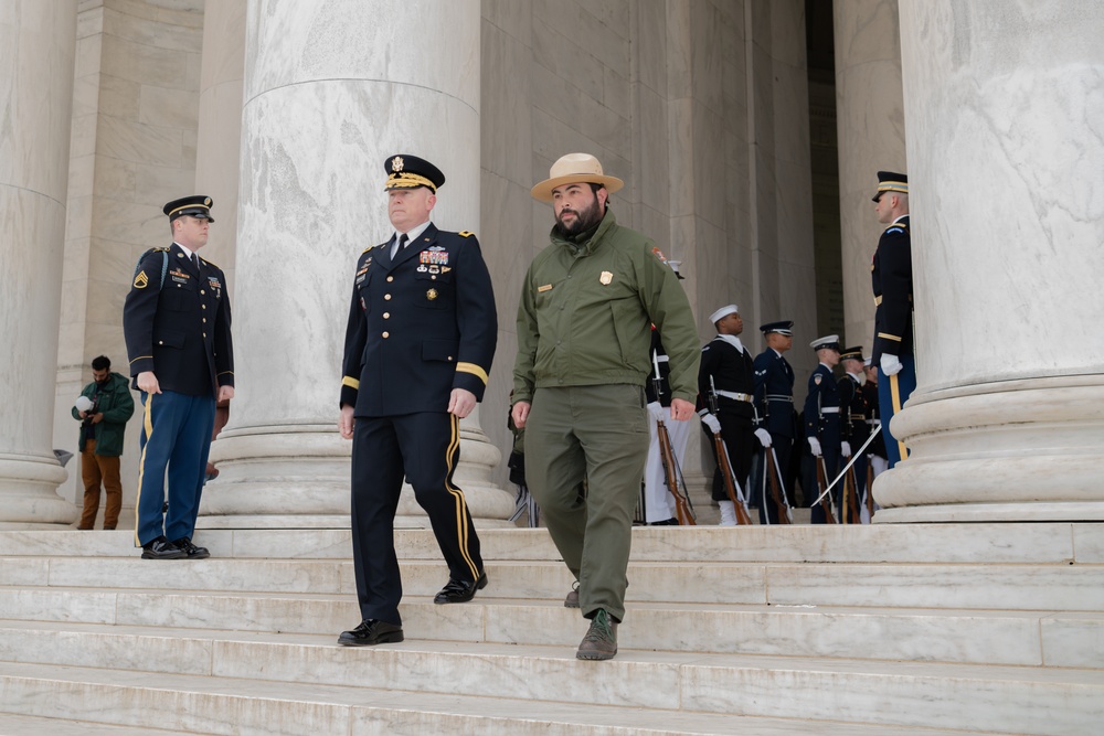 Wreath-Laying Ceremony - Jefferson Memorial