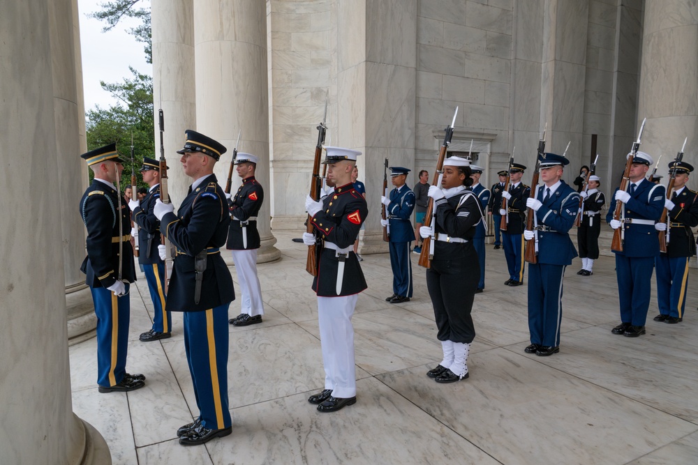 Wreath-Laying Ceremony - Jefferson Memorial