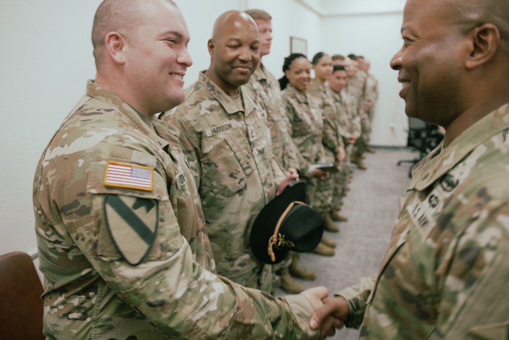 III Corps Commander recognizes troopers in the 1st Air Cavalry Brigade