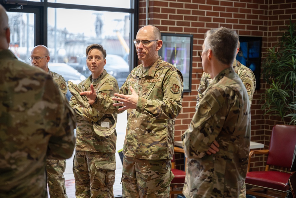 Gen. Duke Richardson visits Arnold AFB