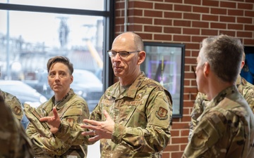 Gen. Duke Richardson visits Arnold AFB