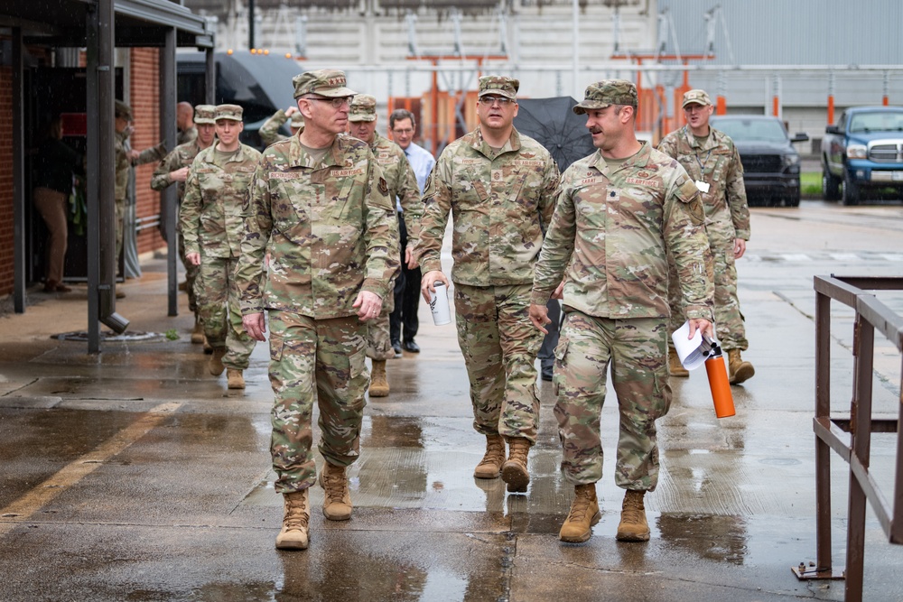 Gen. Duke Richardson visits Arnold AFB