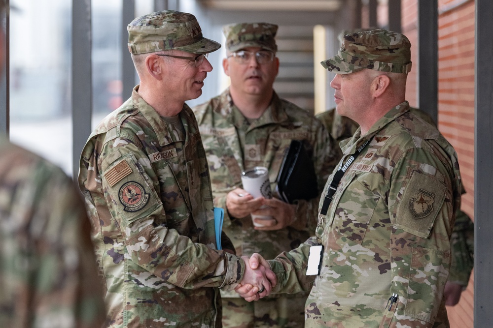 Gen. Duke Richardson visits Arnold AFB