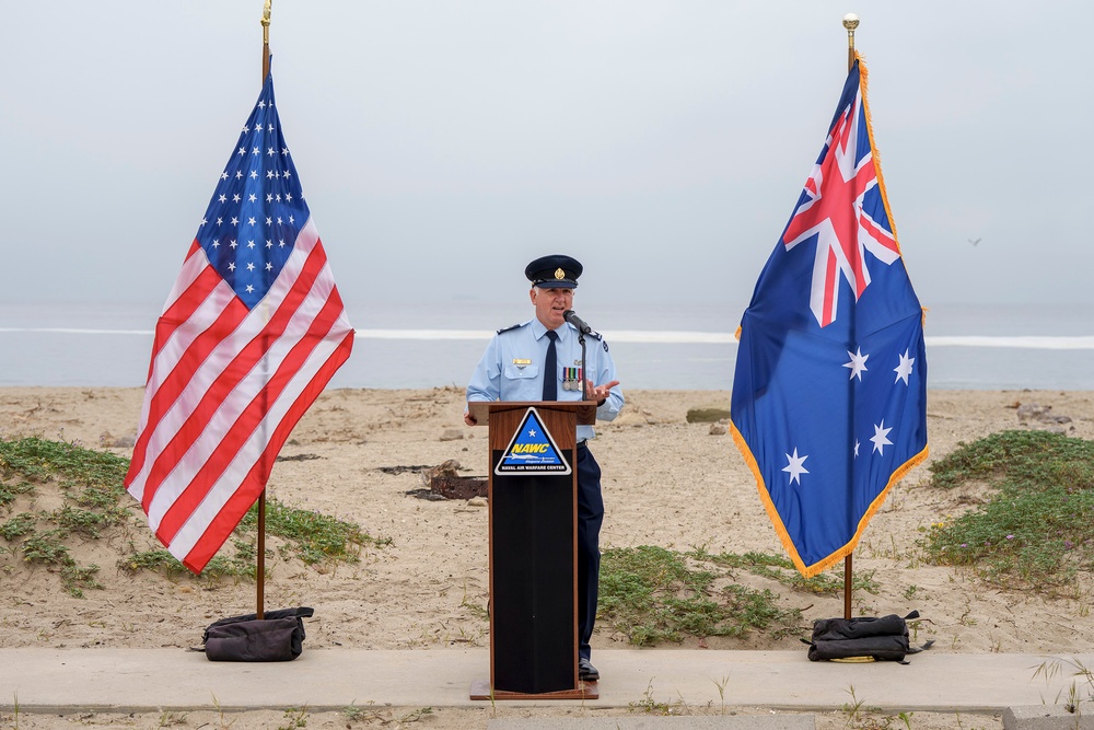 NAWCWD, RAAF Commemorate Anzac Day at Point Mugu