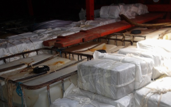 Coast Guard Cutter Calhoun seizes over $74 million in cocaine interdicted in Atlantic Ocean
