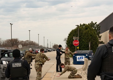 128th Air Refueling Wing Hosts Joint Tactical Training with U.S. Marshals and Milwaukee Police
