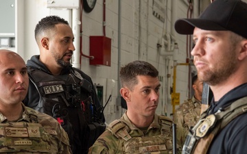 128th Air Refueling Wing Hosts Joint Tactical Training with U.S. Marshals and Milwaukee Police