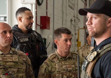 128th Air Refueling Wing Hosts Joint Tactical Training with U.S. Marshals and Milwaukee Police