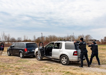 128th Air Refueling Wing Hosts Joint Tactical Training with U.S. Marshals and Milwaukee Police