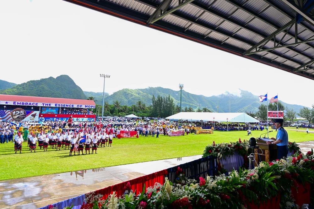 Air Force honors American Samoa during its 125th Flag Day