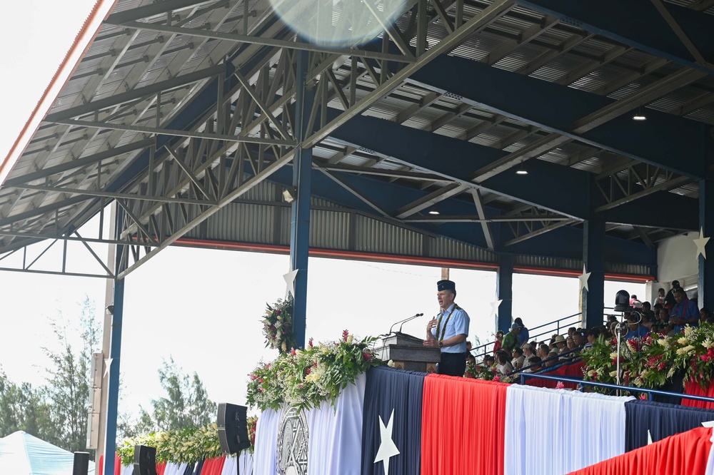 Air Force honors American Samoa during its 125th Flag Day