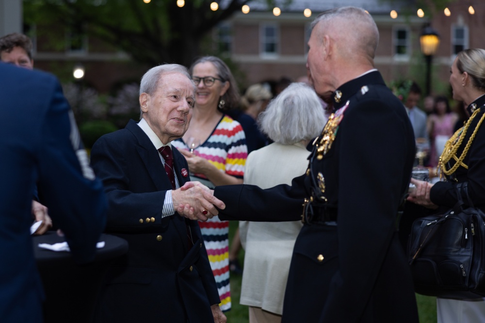 Commandant, Gen. Eric Smith, Attends Evening Parade at Marine Barracks Washington