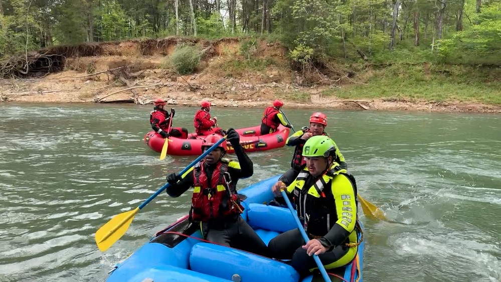 Fort Campbell Firefighters Prepare for High-Risk Rescues with Swift Water Training