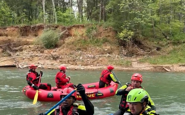 Fort Campbell Firefighters Prepare for High-Risk Rescues with Swift Water Training