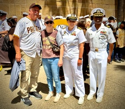 San Diego Padres Honor NMCSD During Military Salute to Military Medicine Game