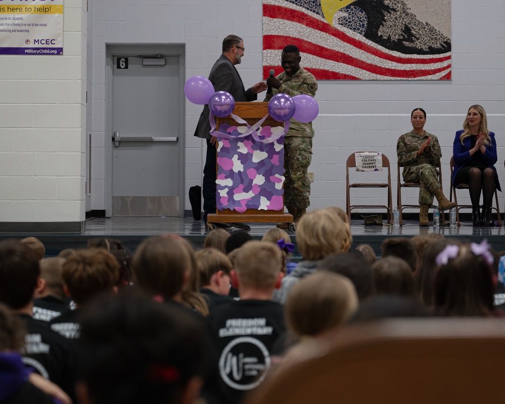 Honoring military children at F.E. Warren