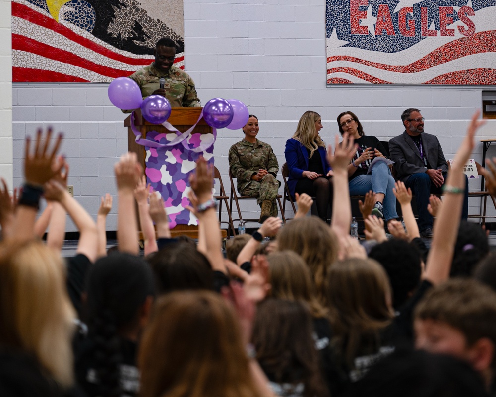 Honoring military children at F.E. Warren